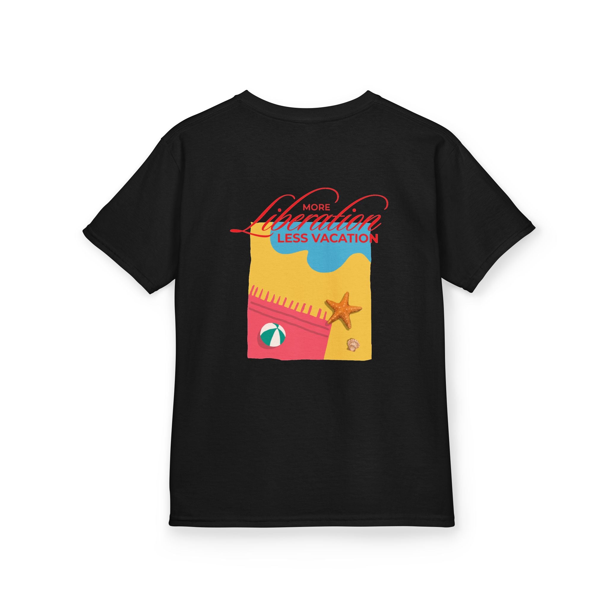 More Liberation, Less Vacation – Kids Graphic Tee