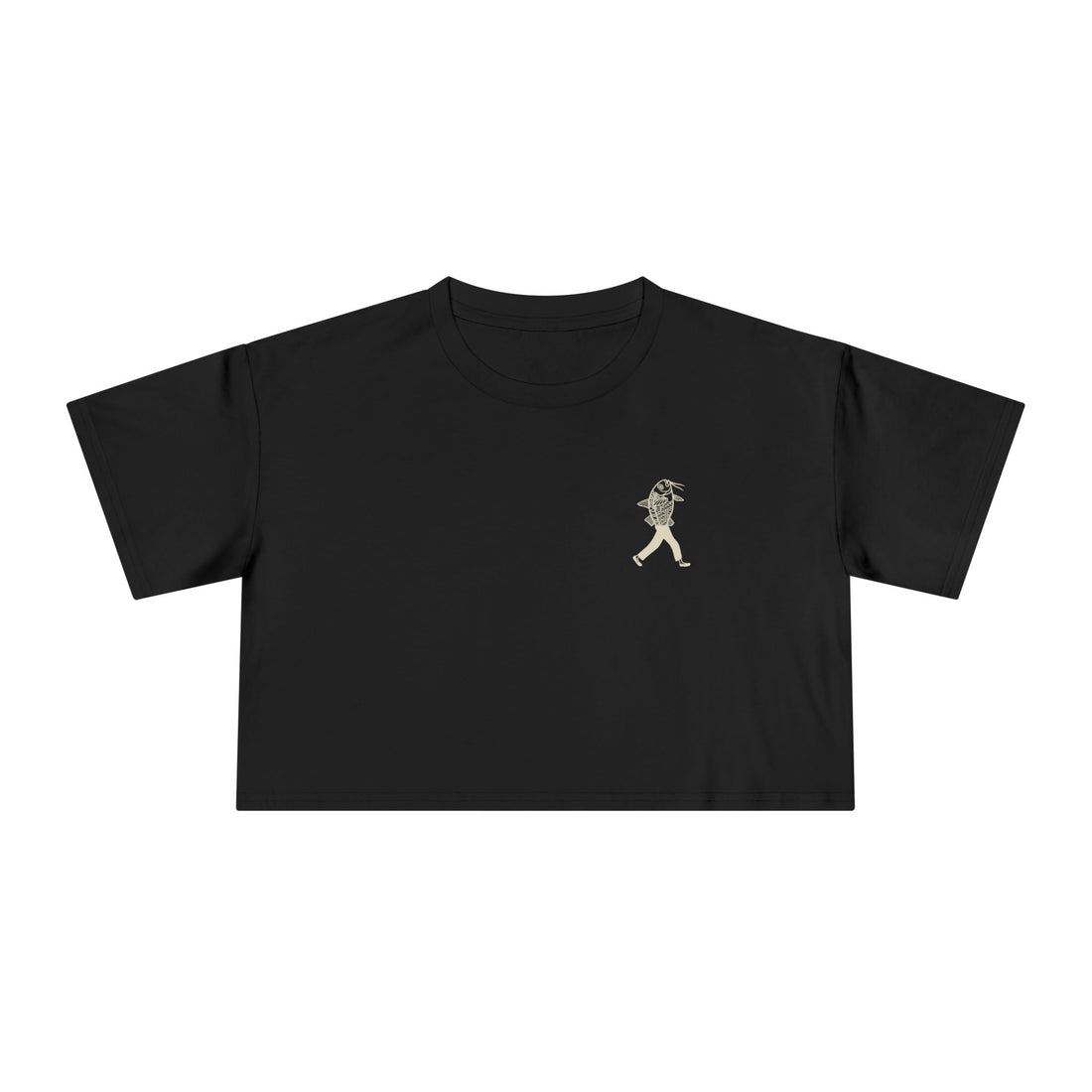 The State is a Catfish — Crop Tee
