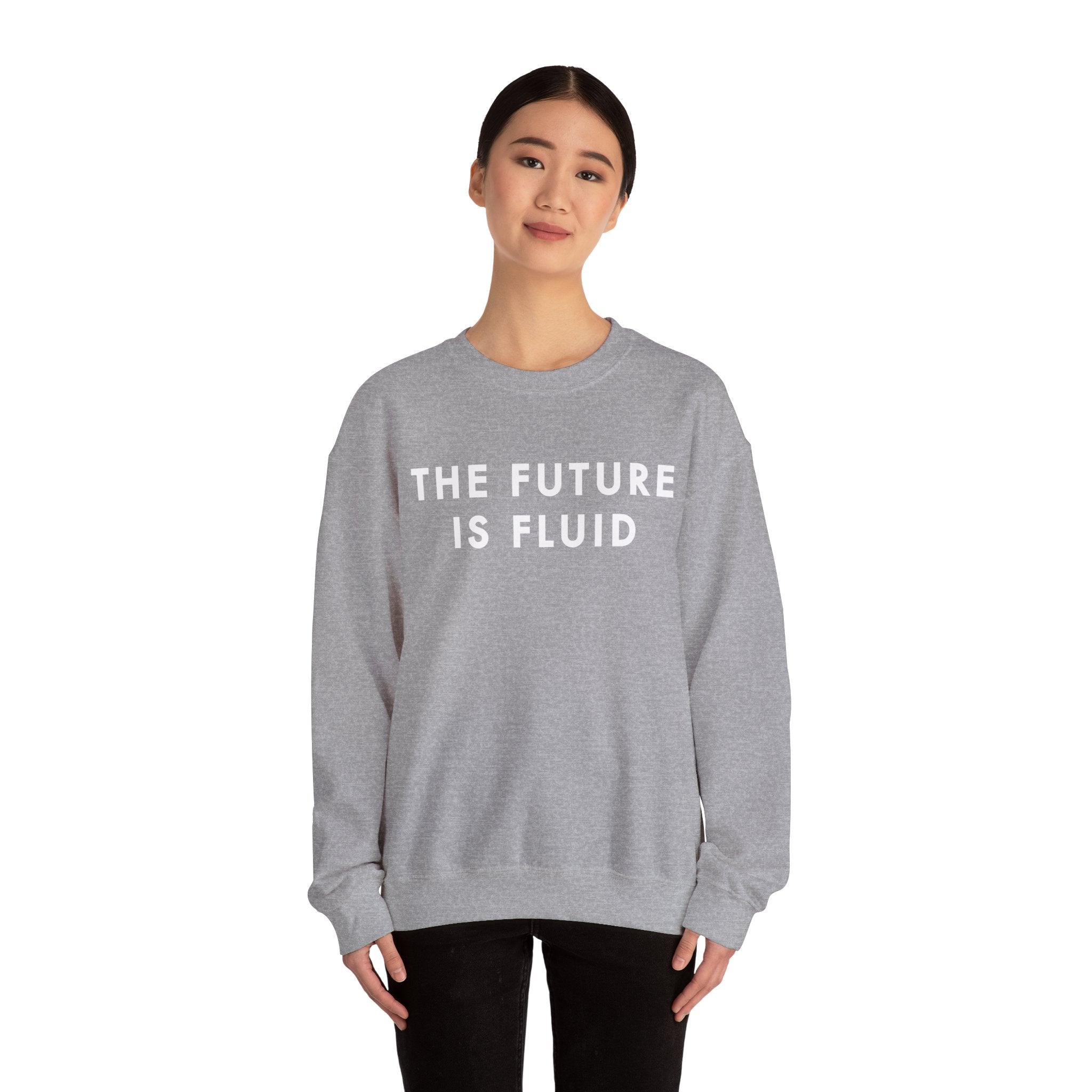 The Future Is Fluid – Crewneck Sweatshirt