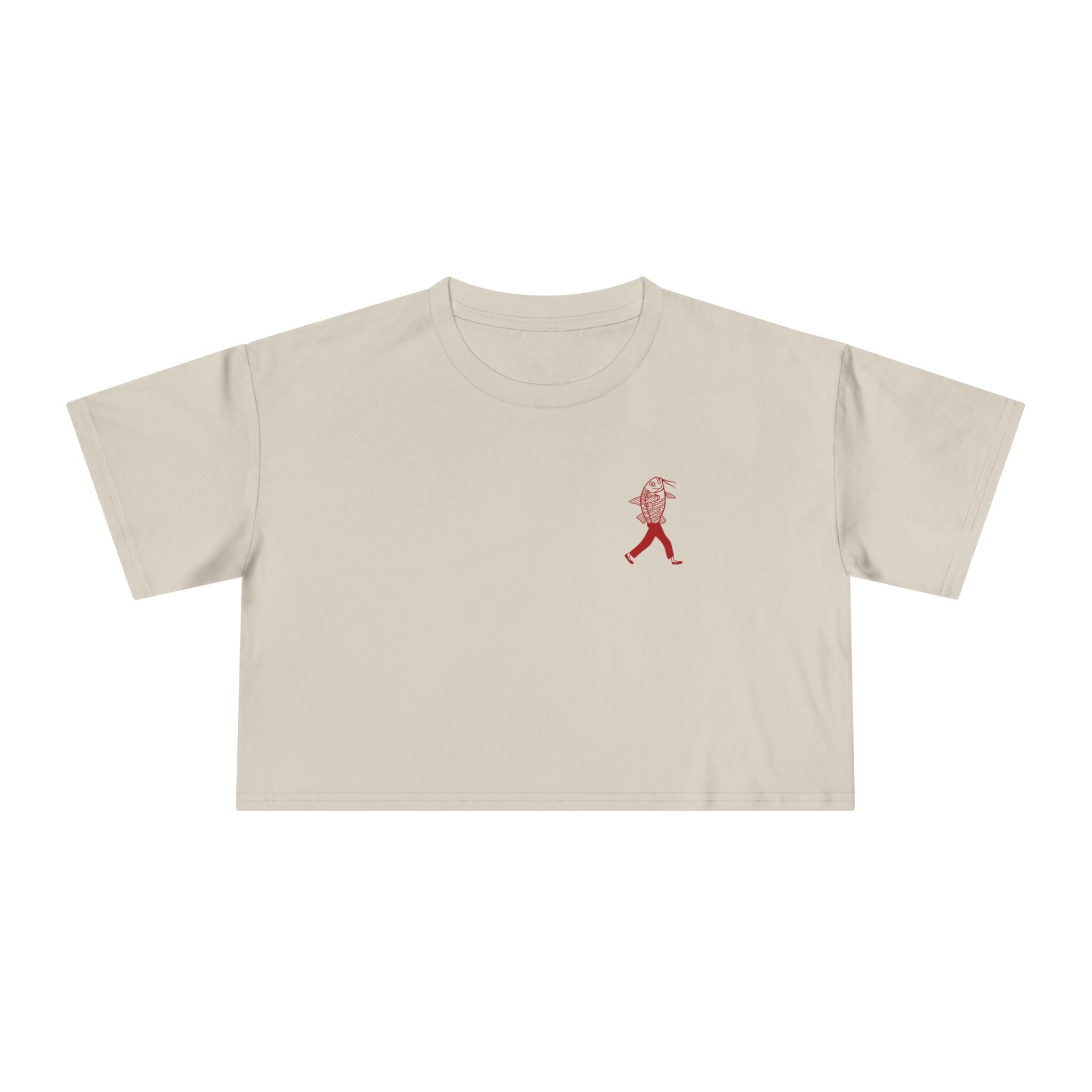 The State is a Catfish — Crop Tee
