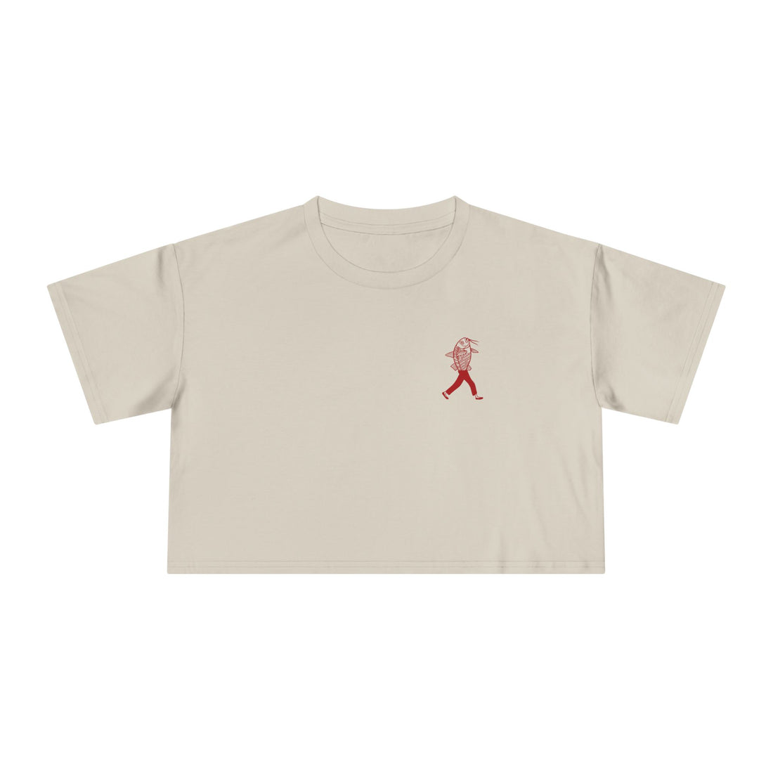 The State is a Catfish — Crop Tee
