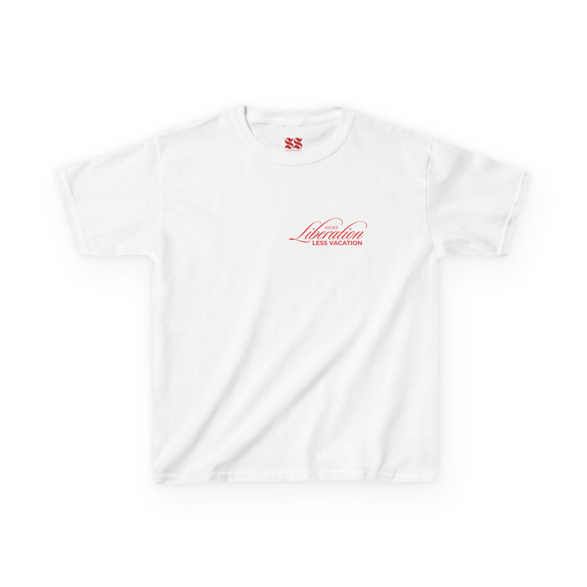 More Liberation, Less Vacation – Kids Graphic Tee