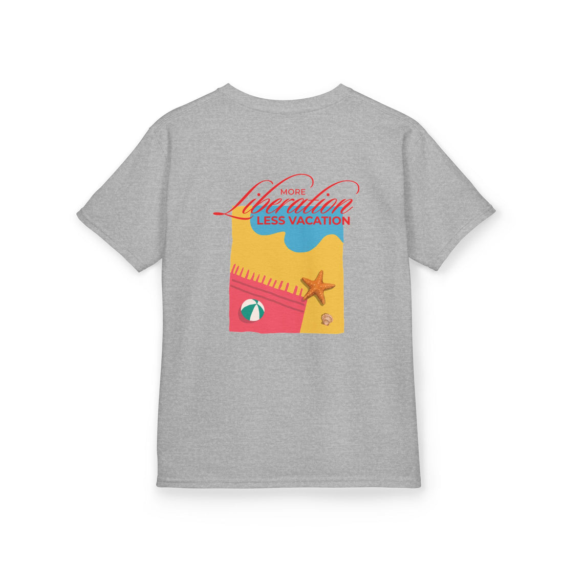More Liberation, Less Vacation – Kids Graphic Tee