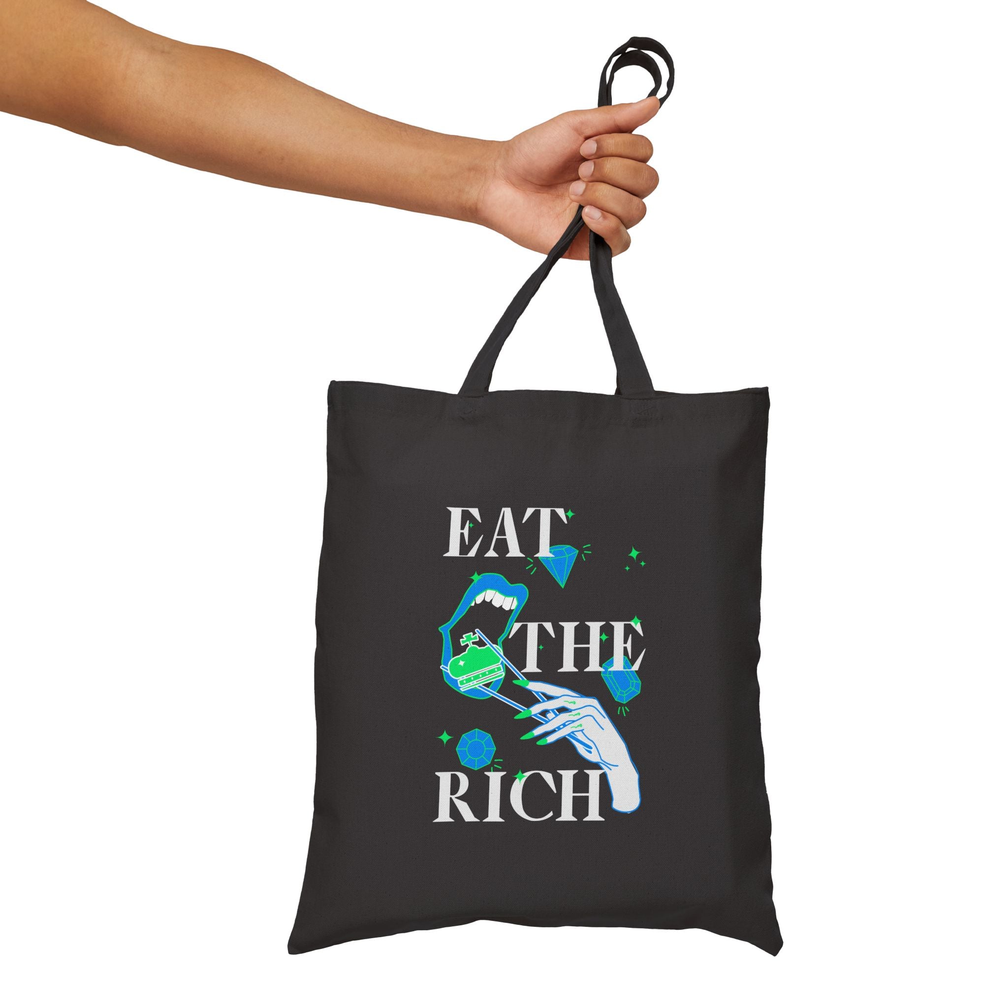 Eat The Rich — Canvas Tote Bag