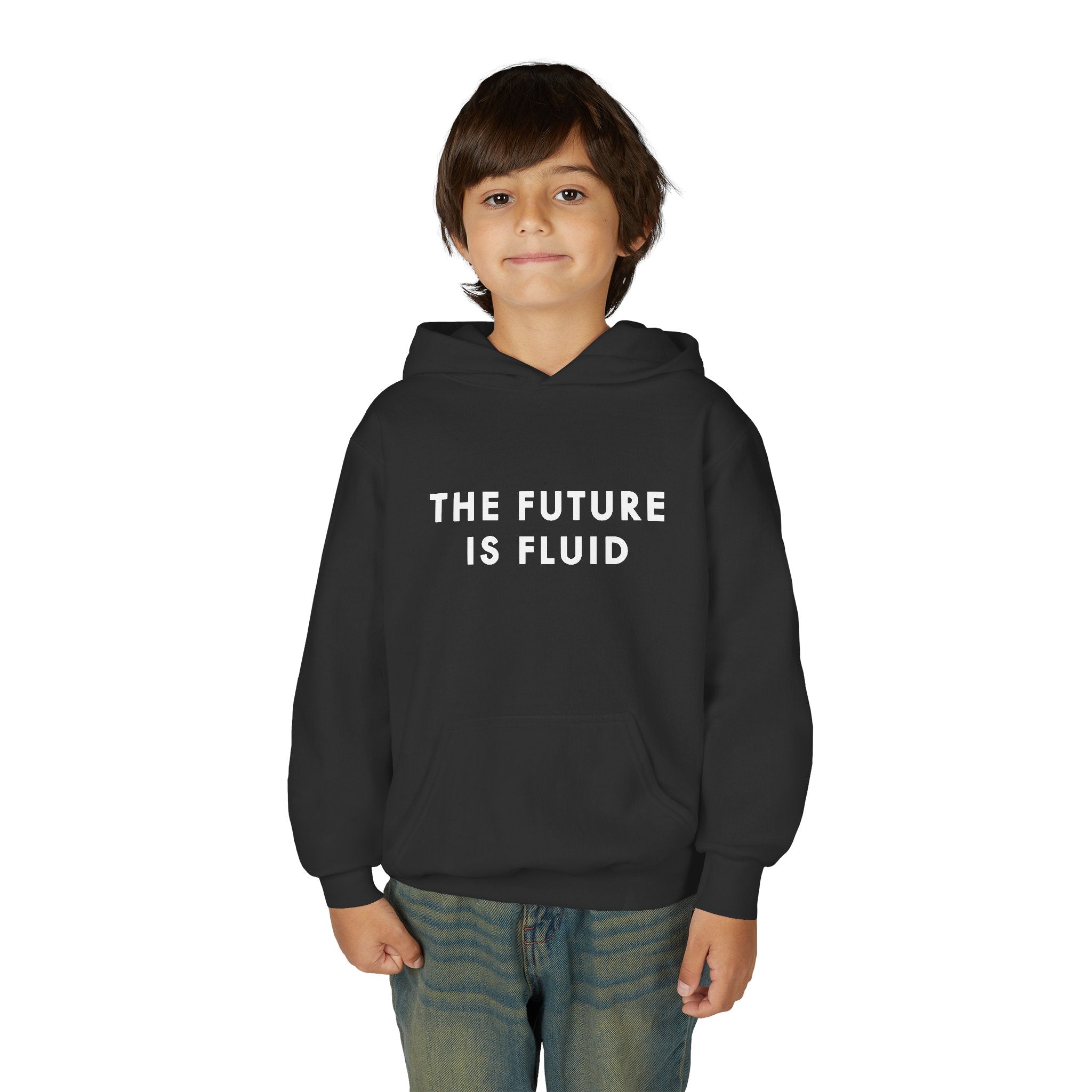 The Future Is Fluid — Youth Hoodie