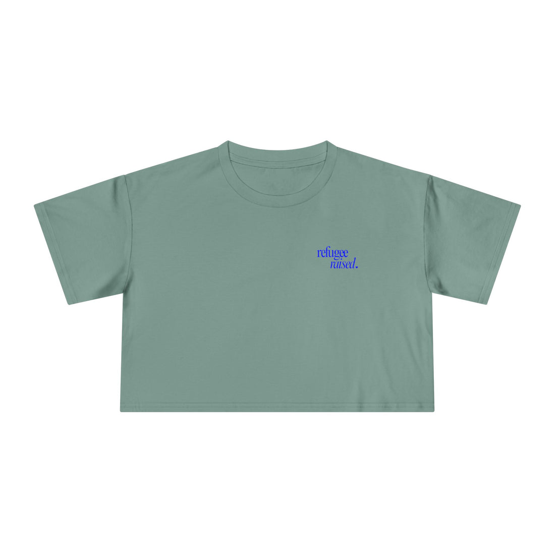 Refugee Raised — Crop Tee