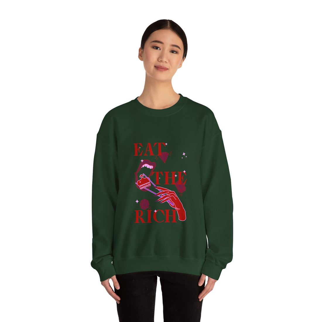 Eat The Rich – Crewneck Sweatshirt