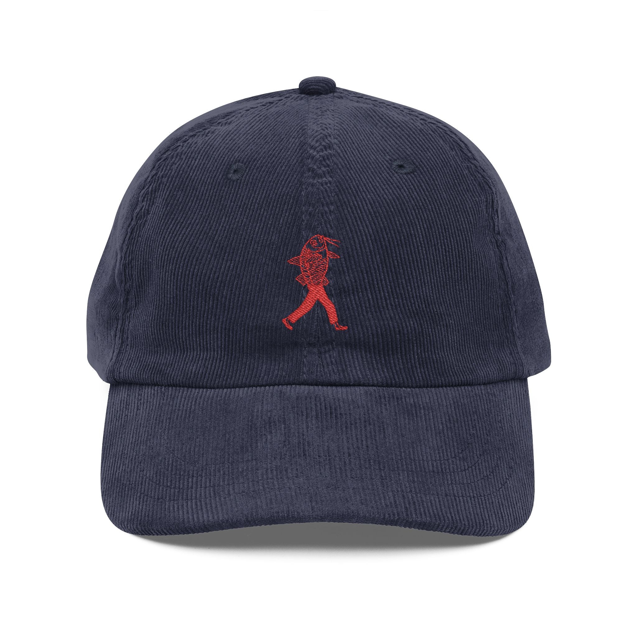 The State is a Catfish - Corduroy Embroidered Cap