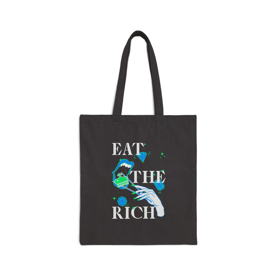 Eat The Rich — Canvas Tote Bag