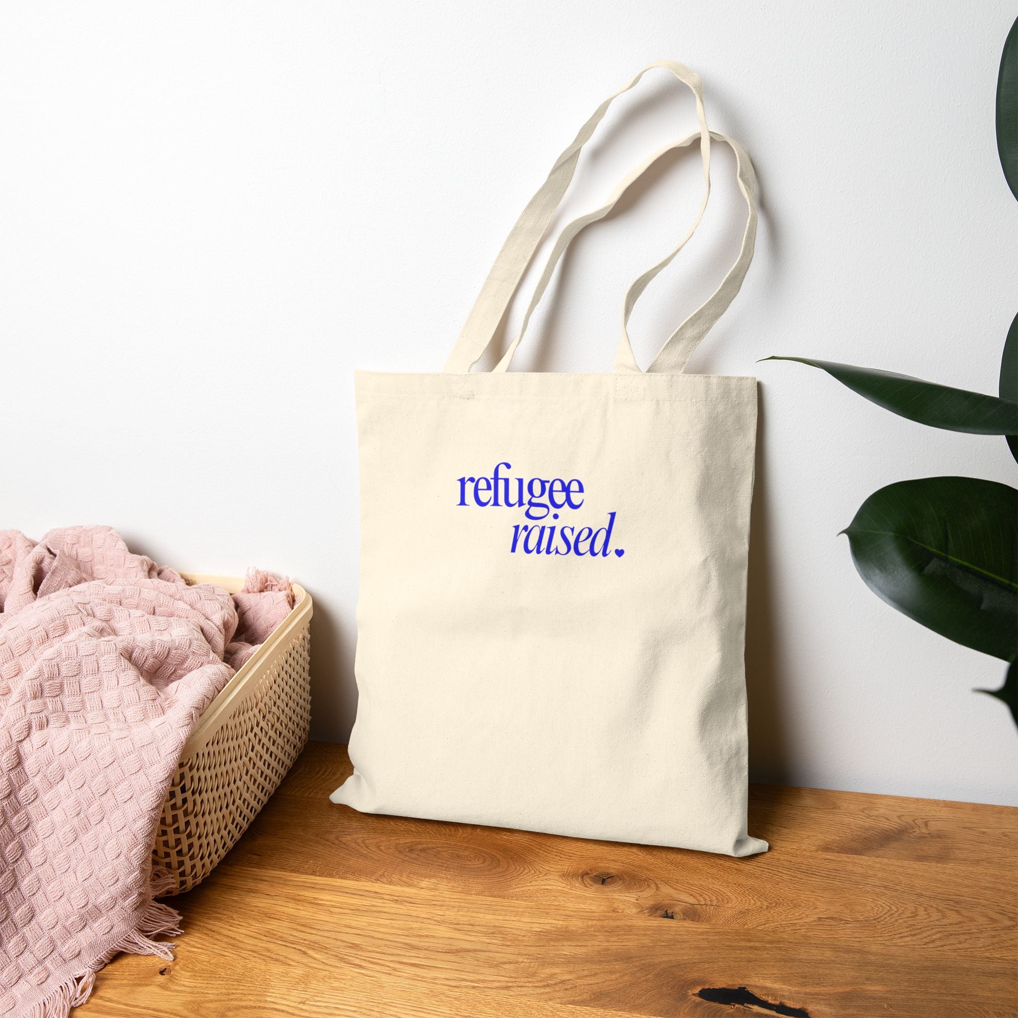 Refugee Raised — Canvas Tote Bag