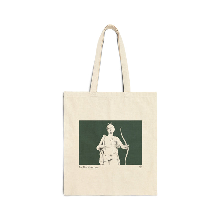 Artemis, Be the Huntress, Cotton Canvas Tote Bag