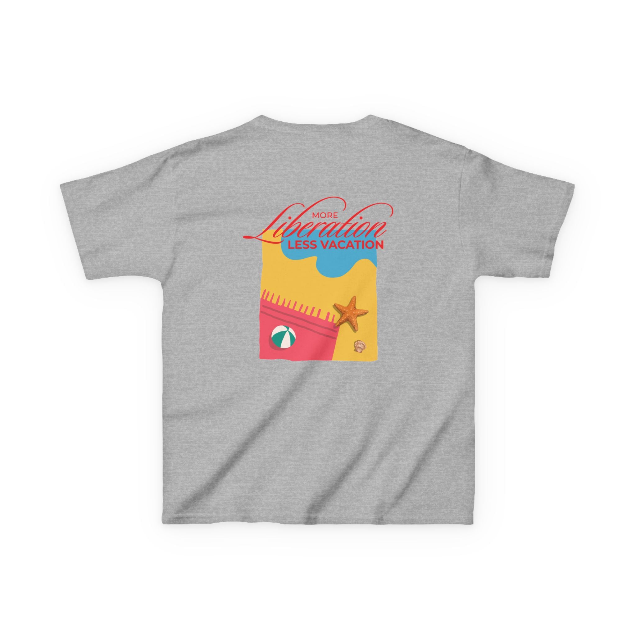 More Liberation, Less Vacation – Kids Graphic Tee