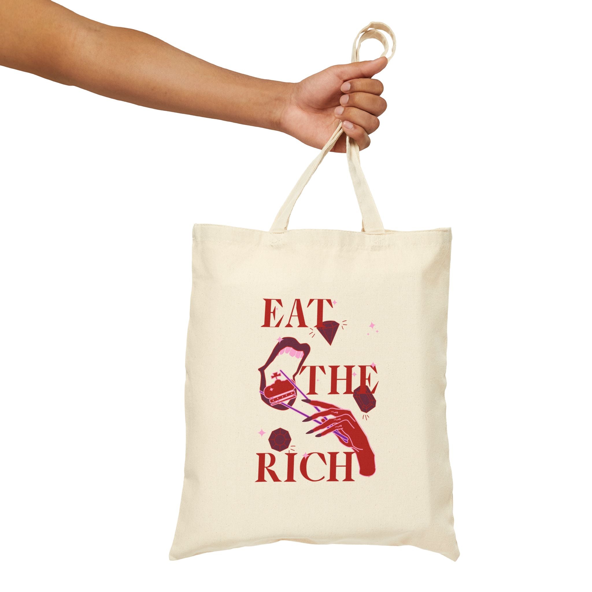 Eat The Rich — Canvas Tote Bag