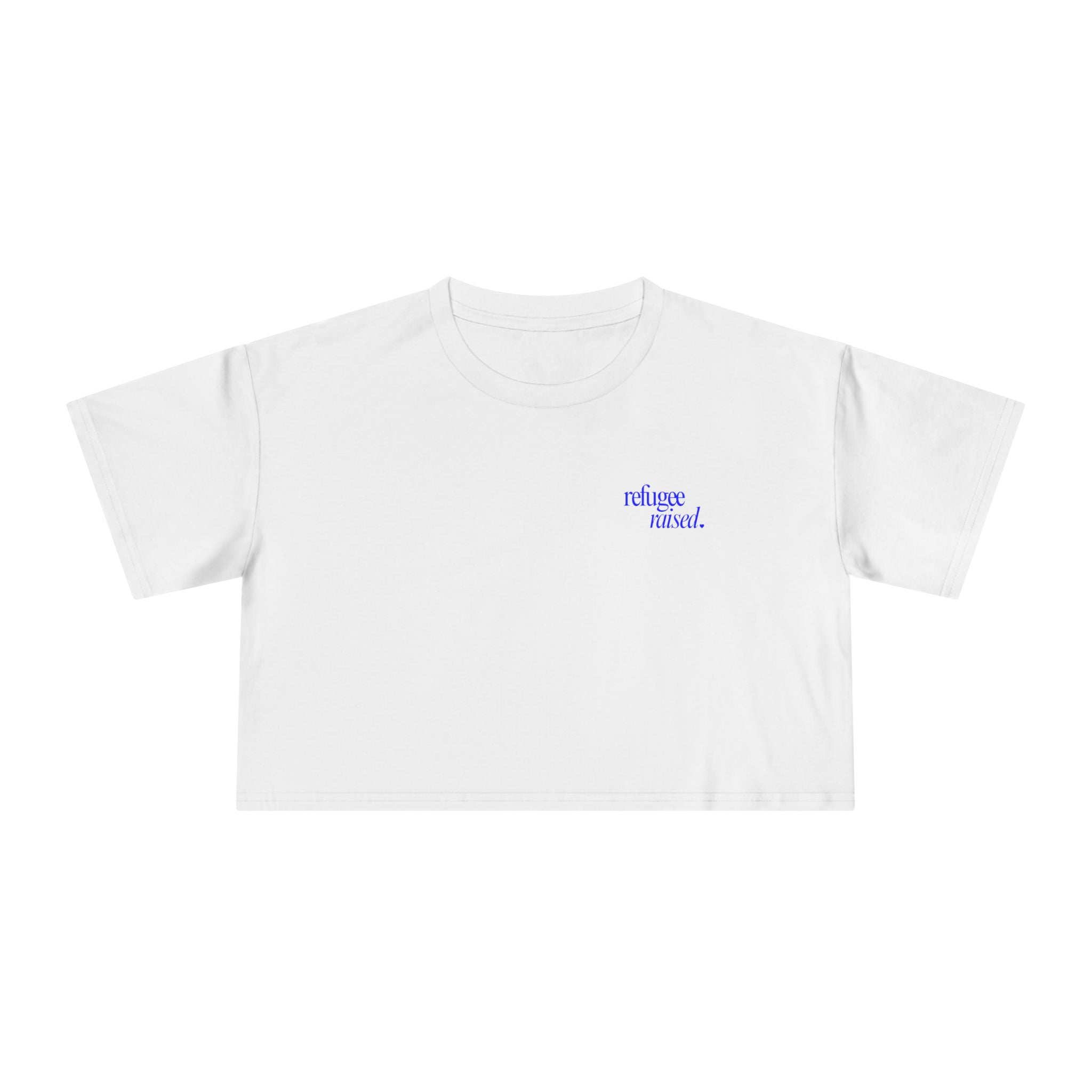 Refugee Raised — Crop Tee
