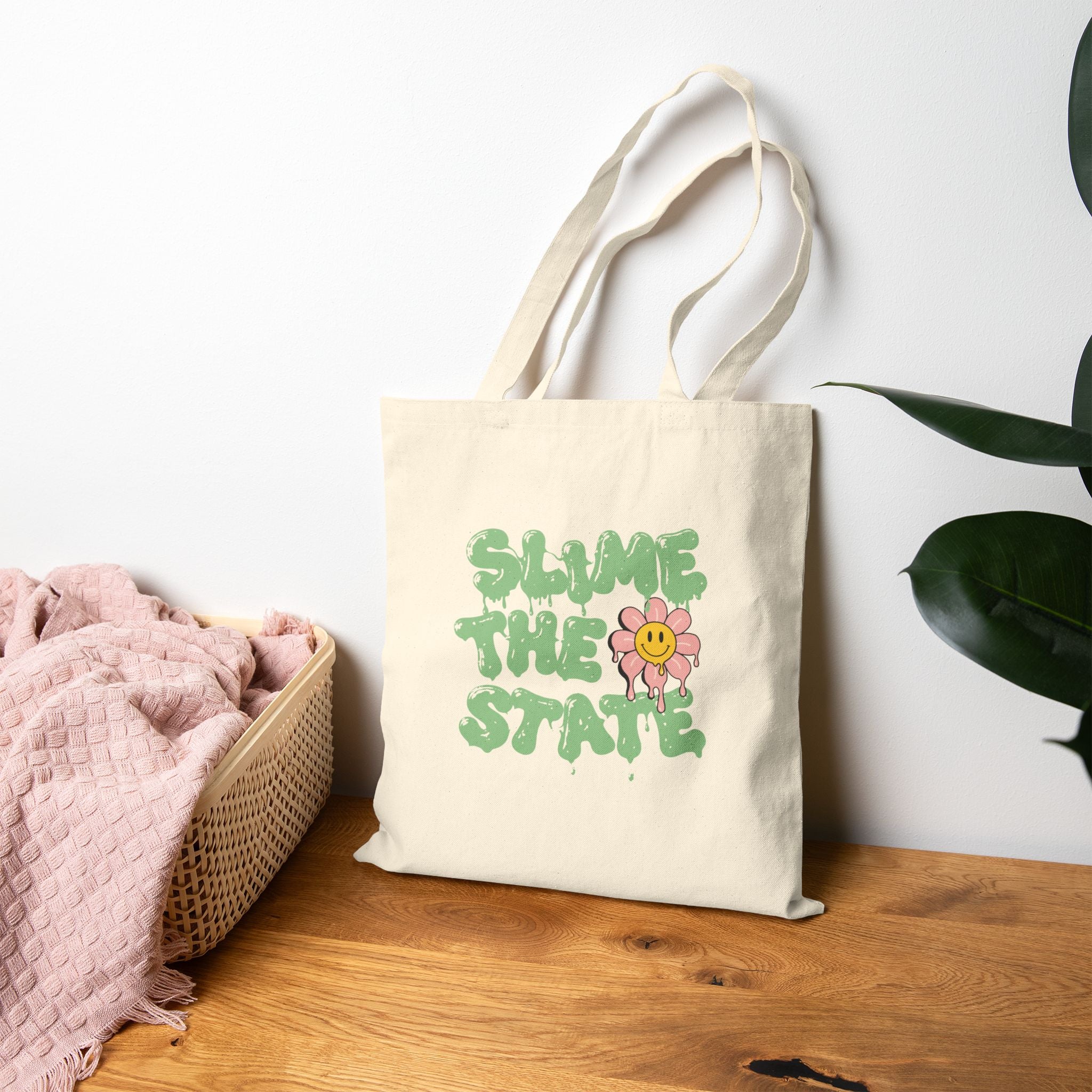 Slime the State — Canvas Tote Bag