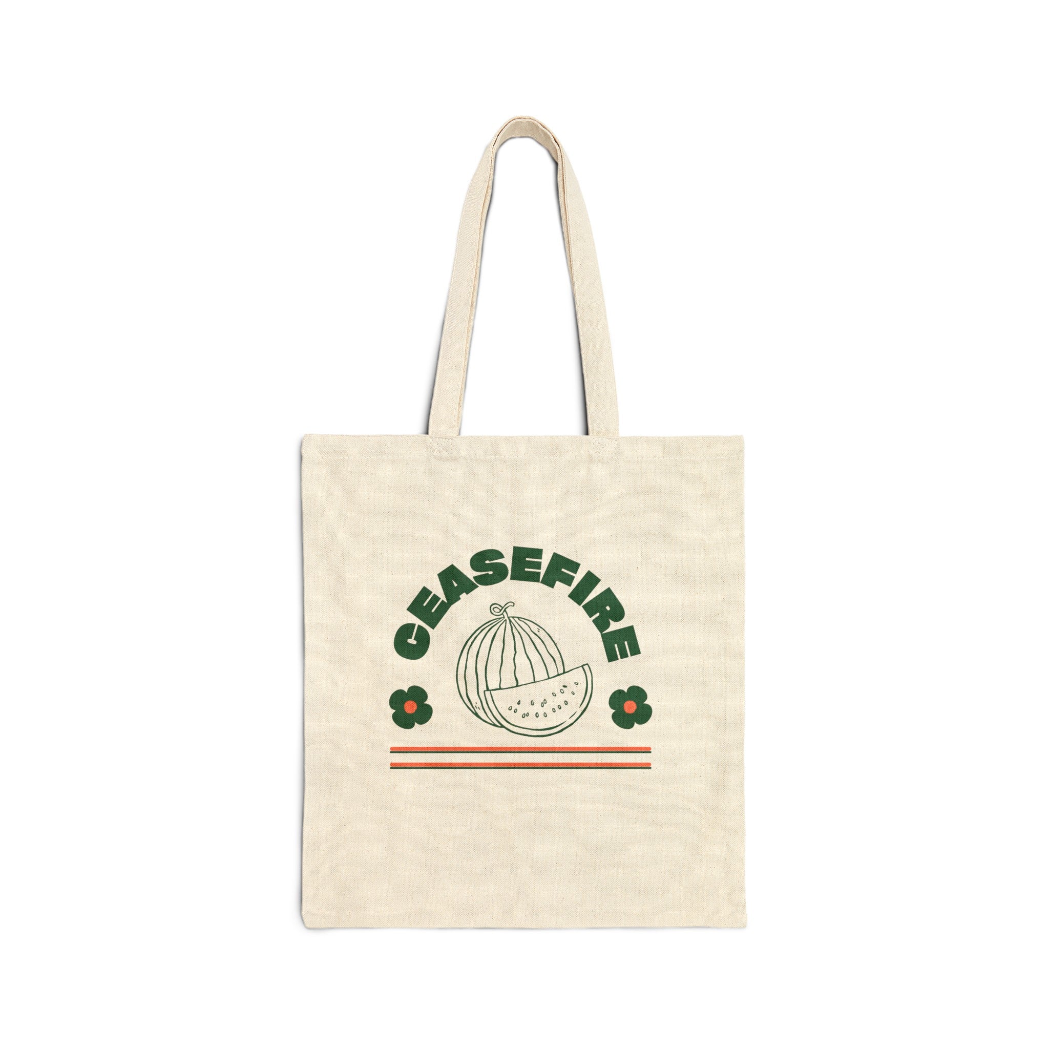 Ceasefire100% Cotton Canvas Tote Bag