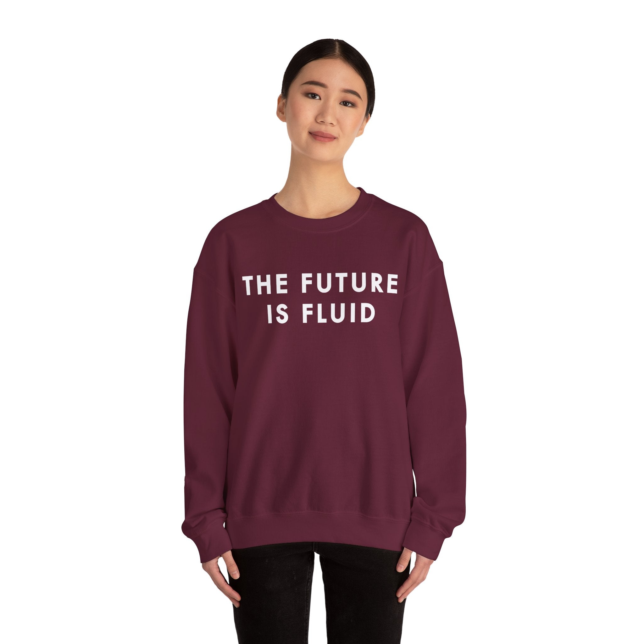 The Future Is Fluid – Crewneck Sweatshirt