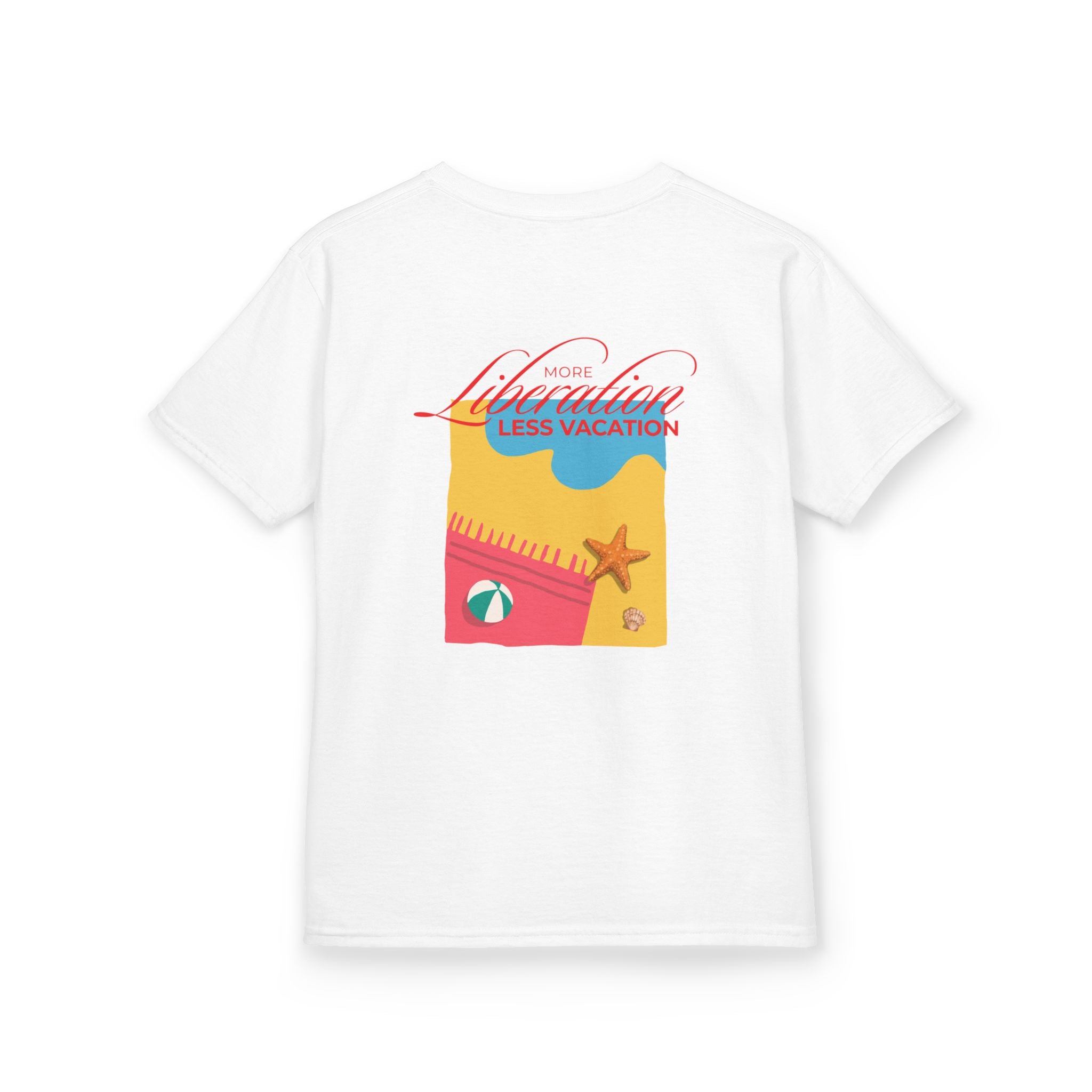 More Liberation, Less Vacation – Kids Graphic Tee