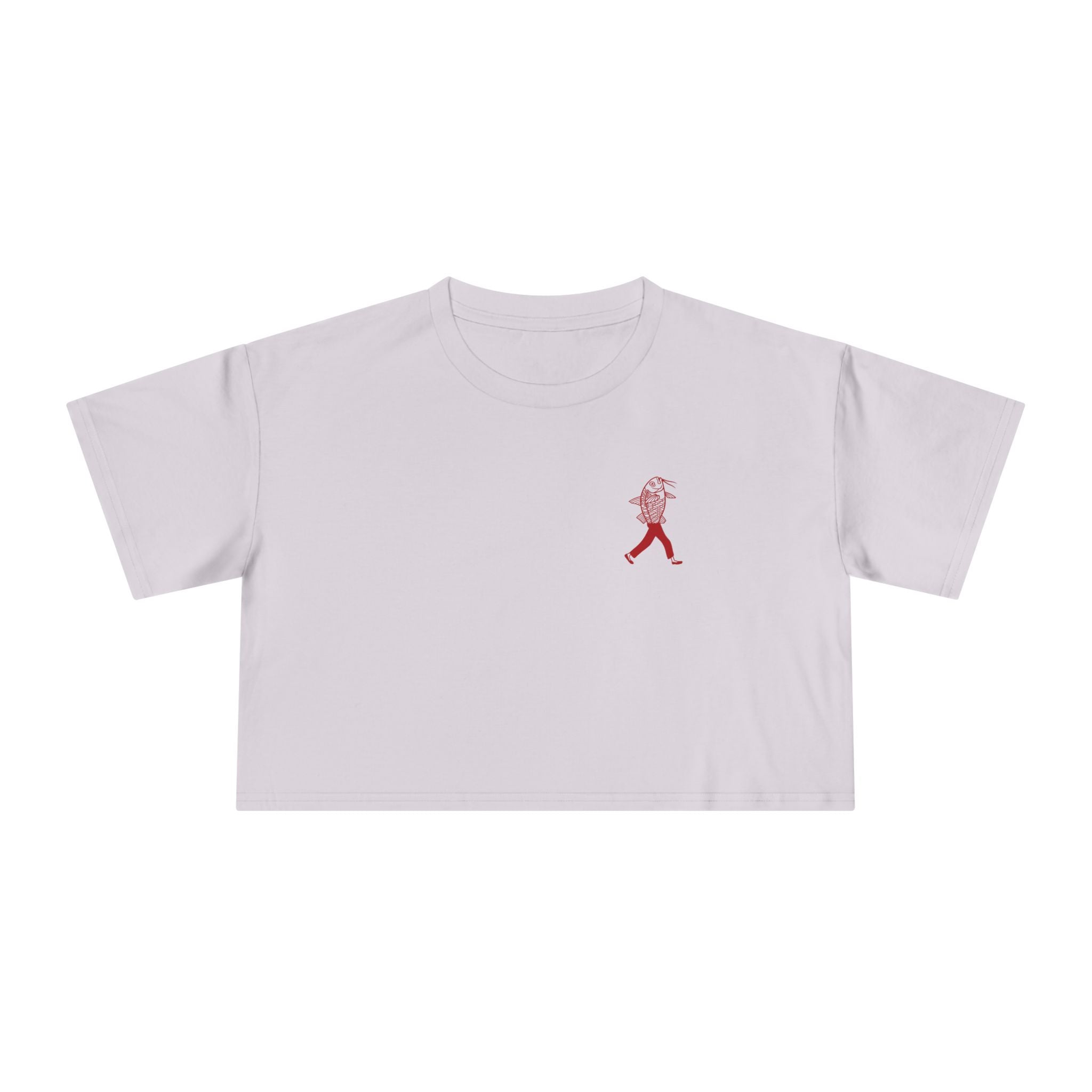 The State is a Catfish — Crop Tee