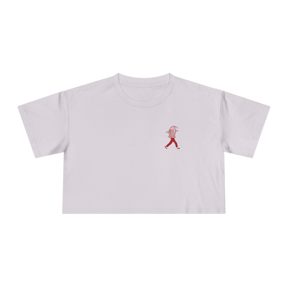 The State is a Catfish — Crop Tee