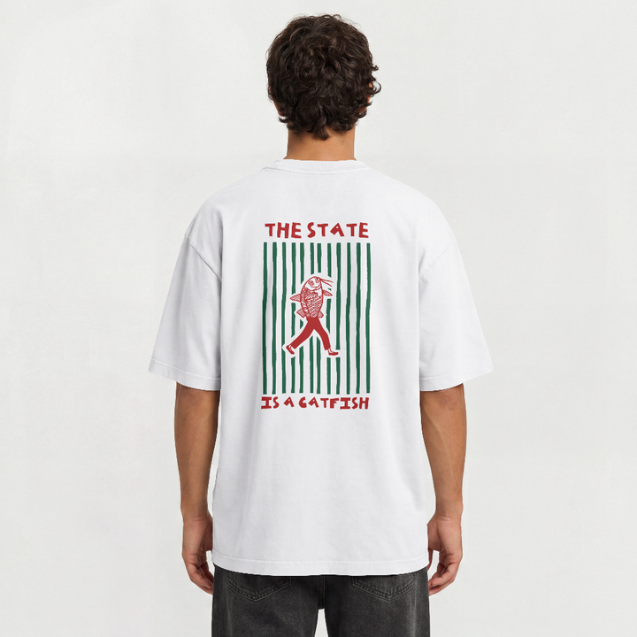 The State is a Catfish — Premium Box Tee