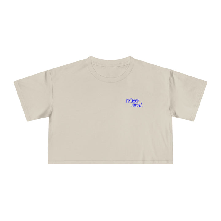 Refugee Raised — Crop Tee
