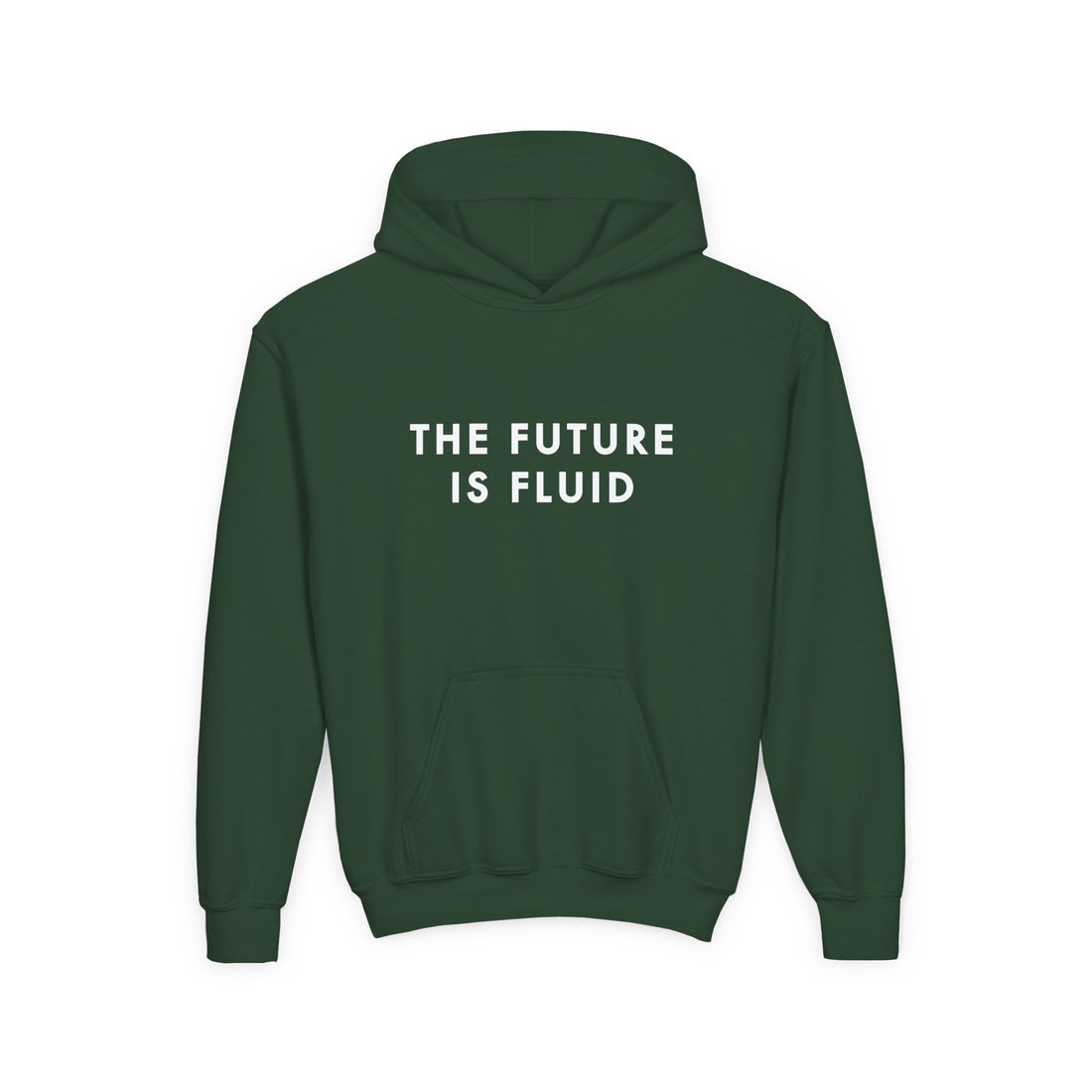 The Future Is Fluid — Youth Hoodie
