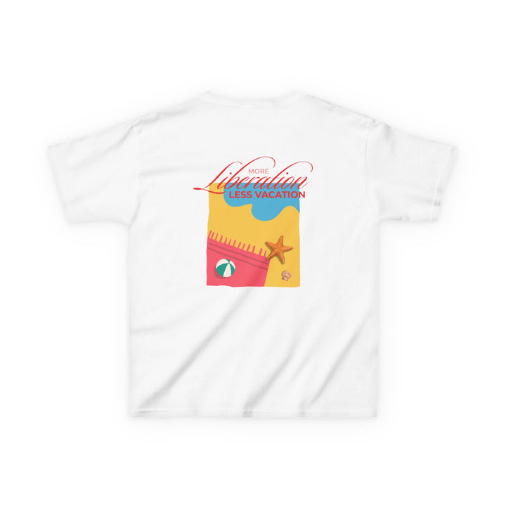 More Liberation, Less Vacation – Kids Graphic Tee