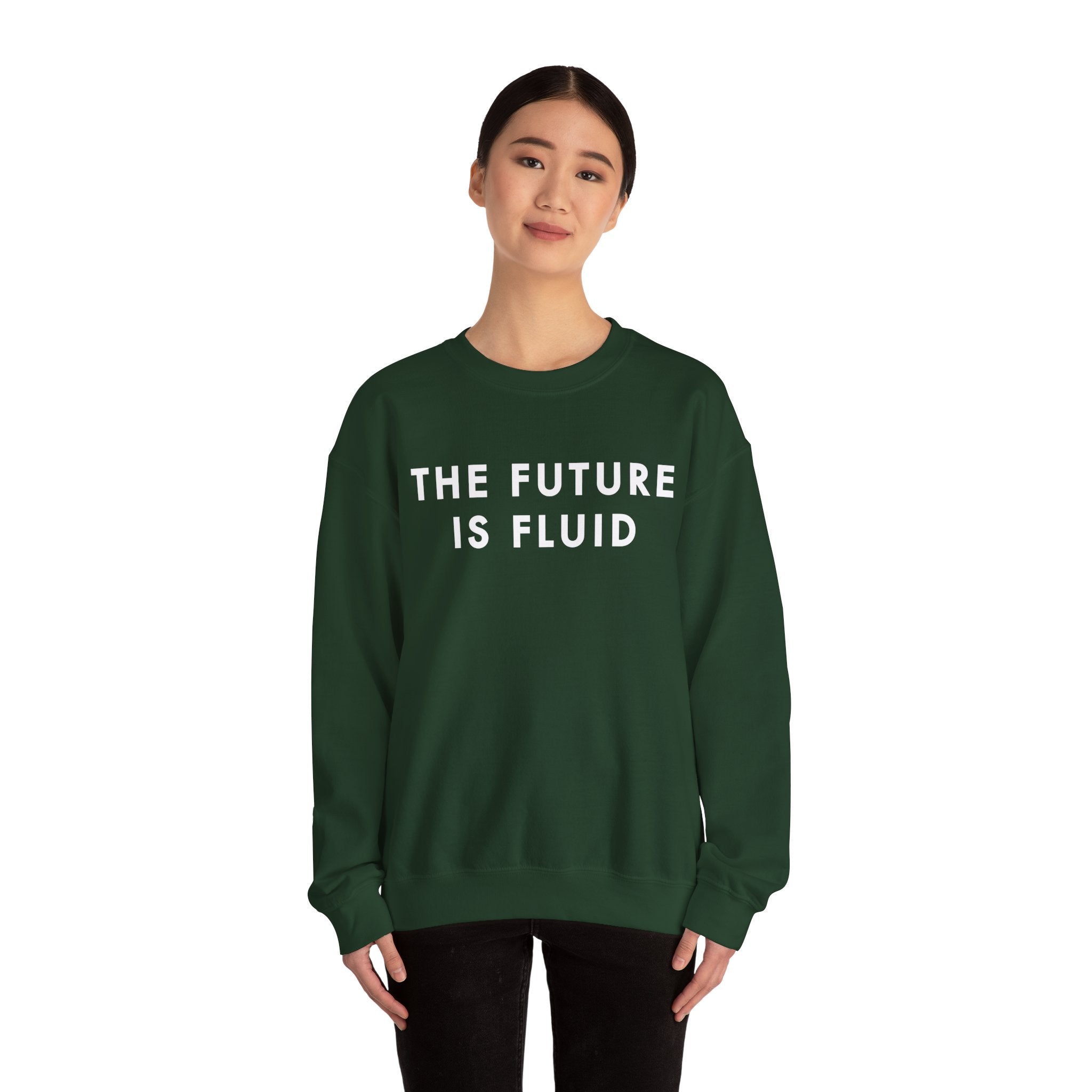 The Future Is Fluid – Crewneck Sweatshirt