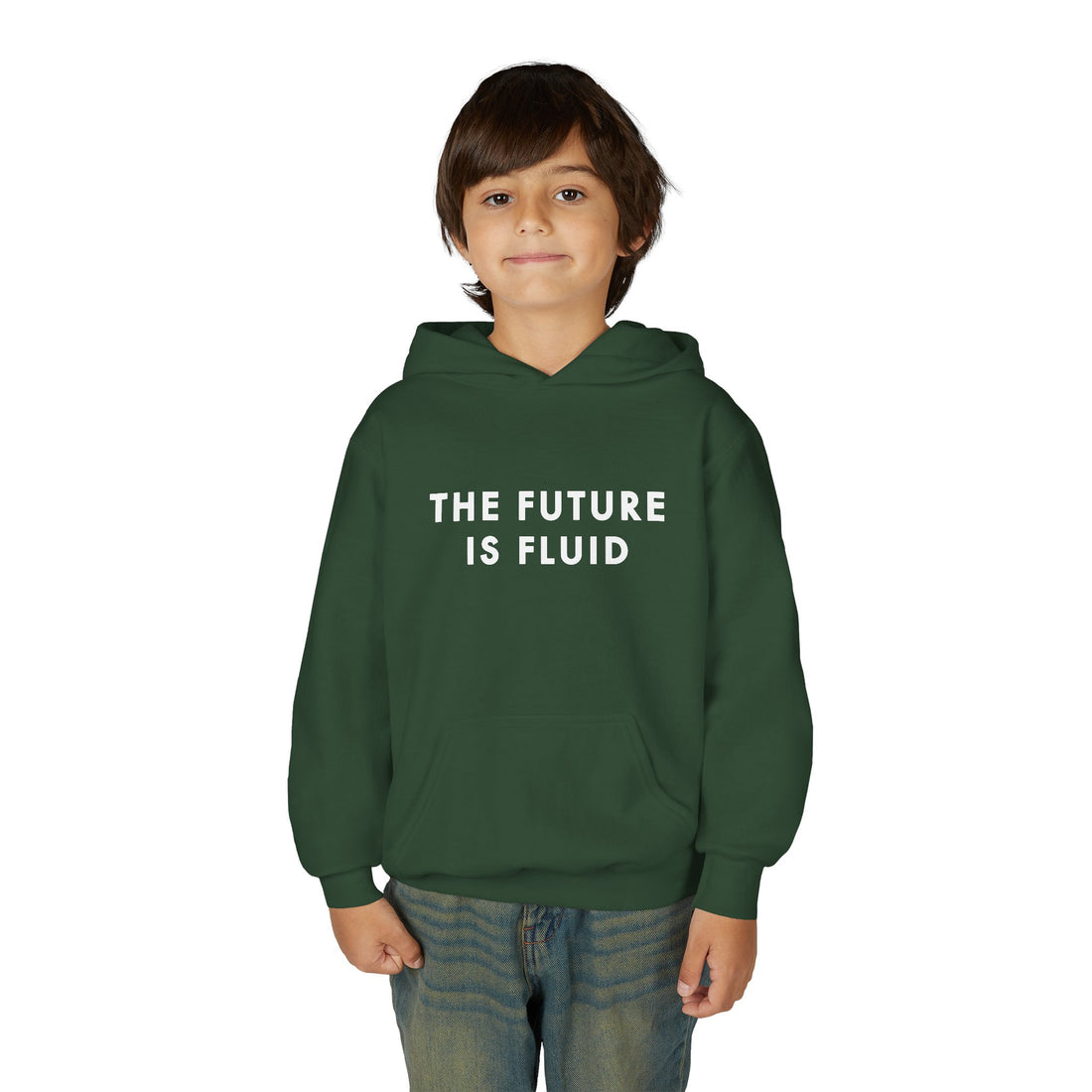 The Future Is Fluid — Kids Hoodie