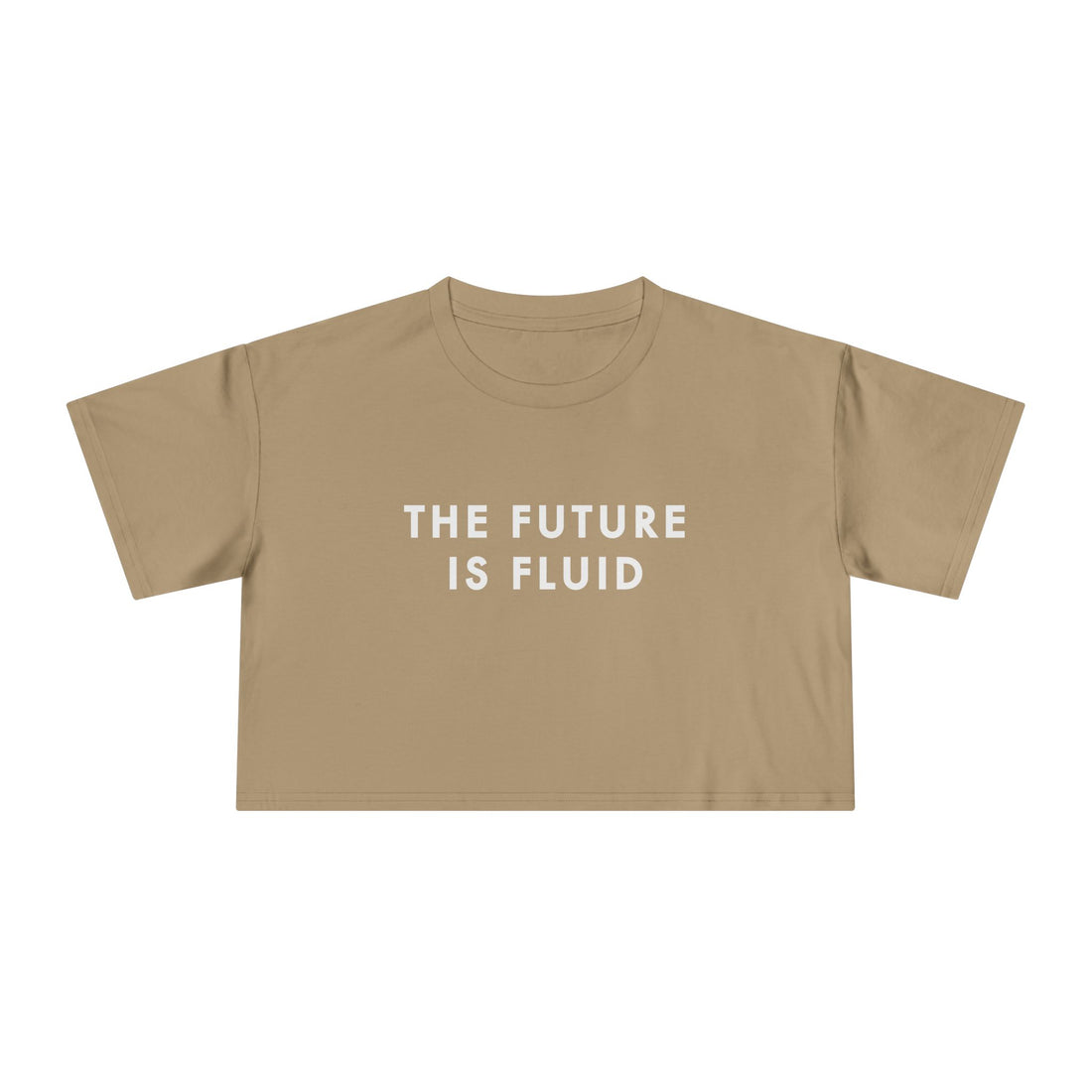 The Future is Fluid — Crop Tee
