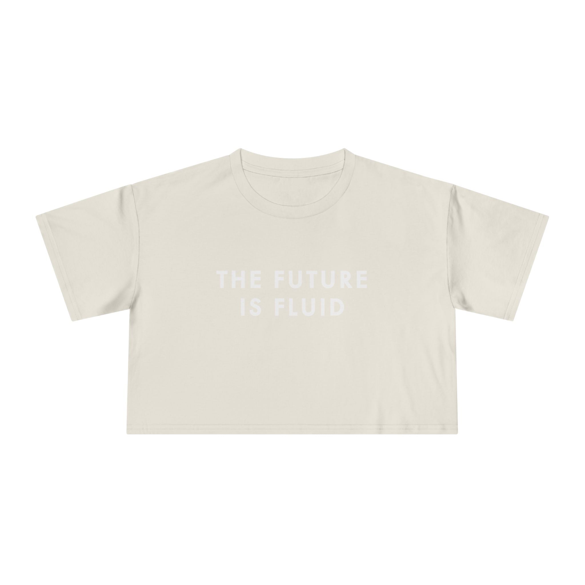 The Future is Fluid — Crop Tee