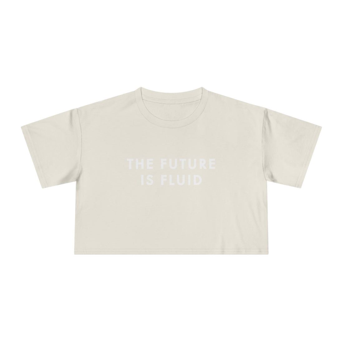 The Future is Fluid — Crop Tee