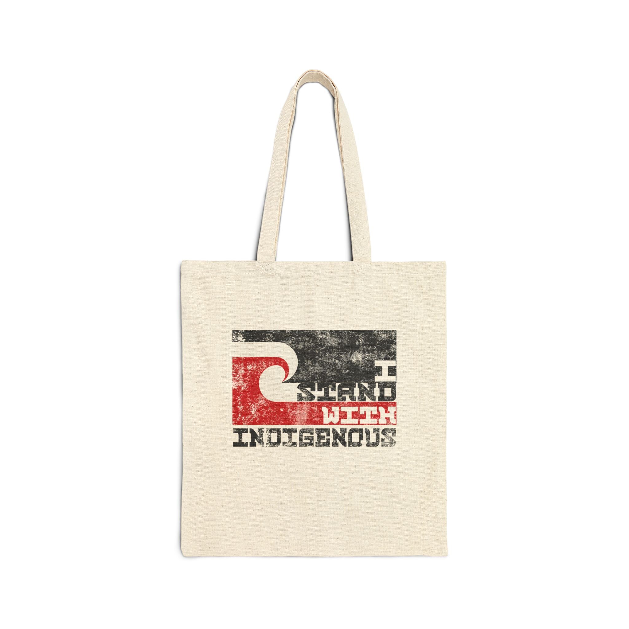 I Stand With Indigenous — Canvas Tote Bag