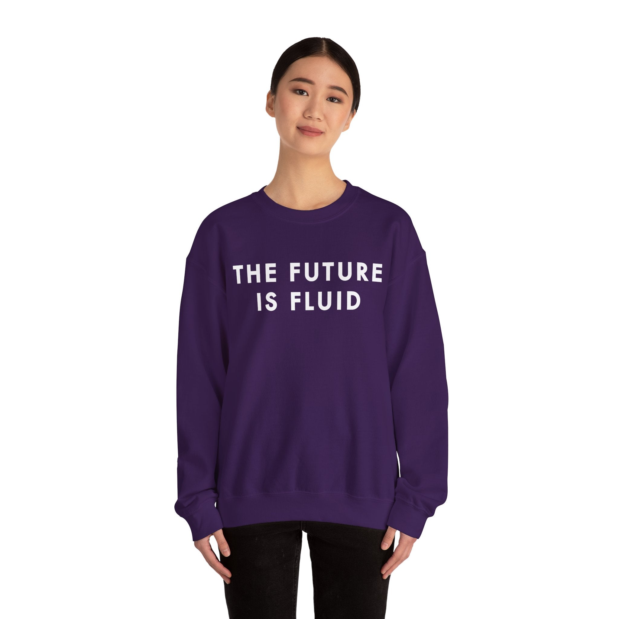 The Future Is Fluid – Crewneck Sweatshirt