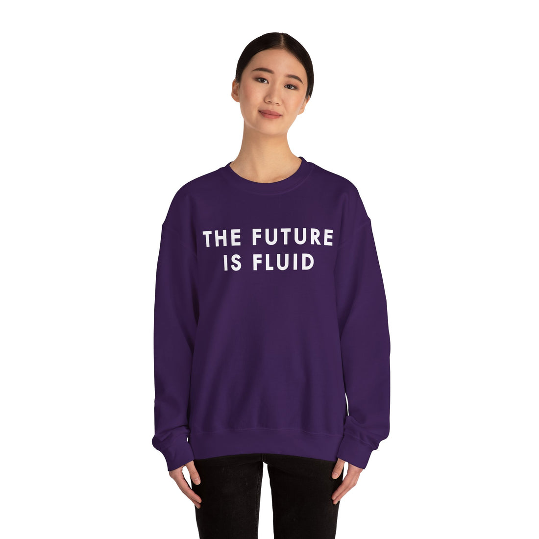 The Future Is Fluid – Crewneck Sweatshirt