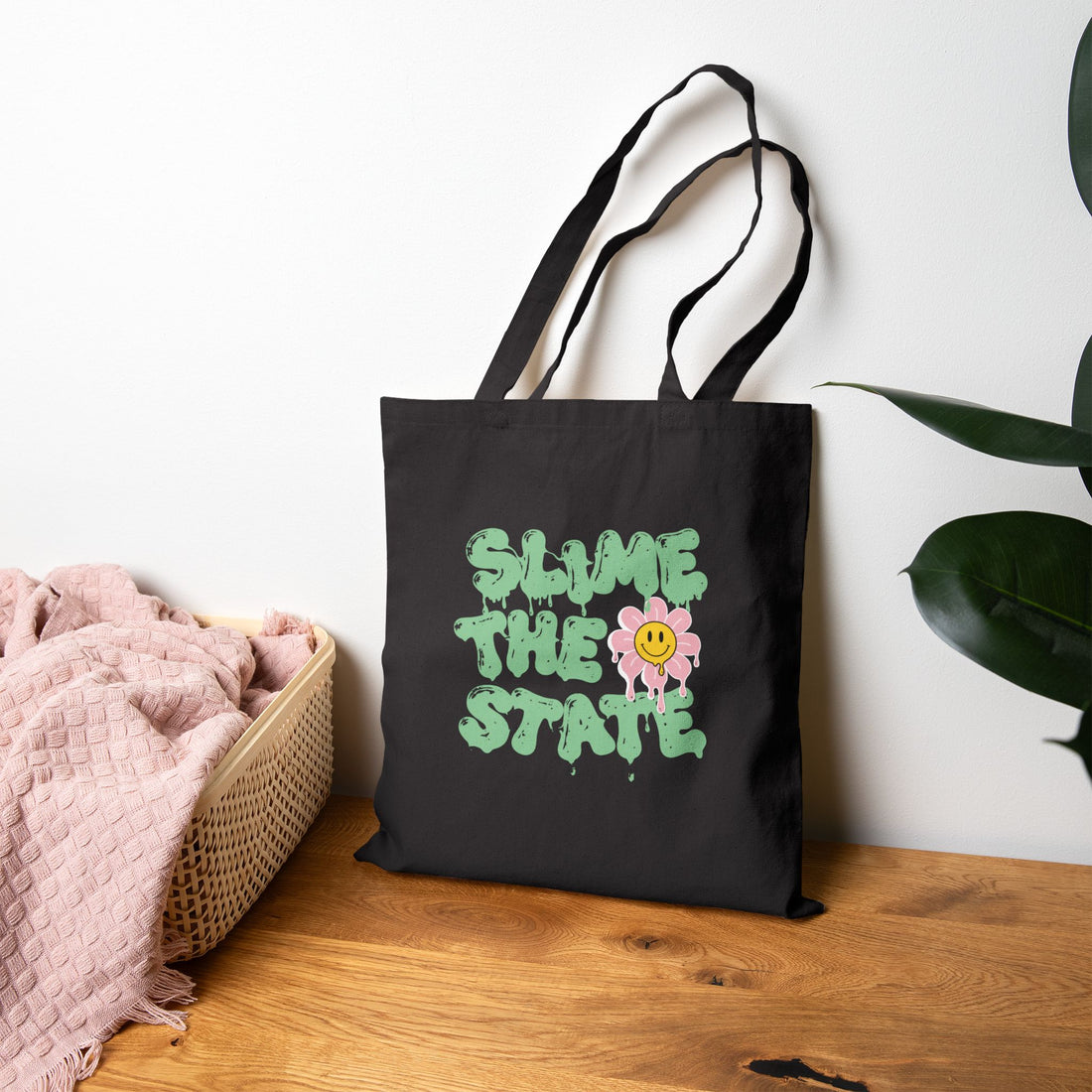 Slime the State — Canvas Tote Bag