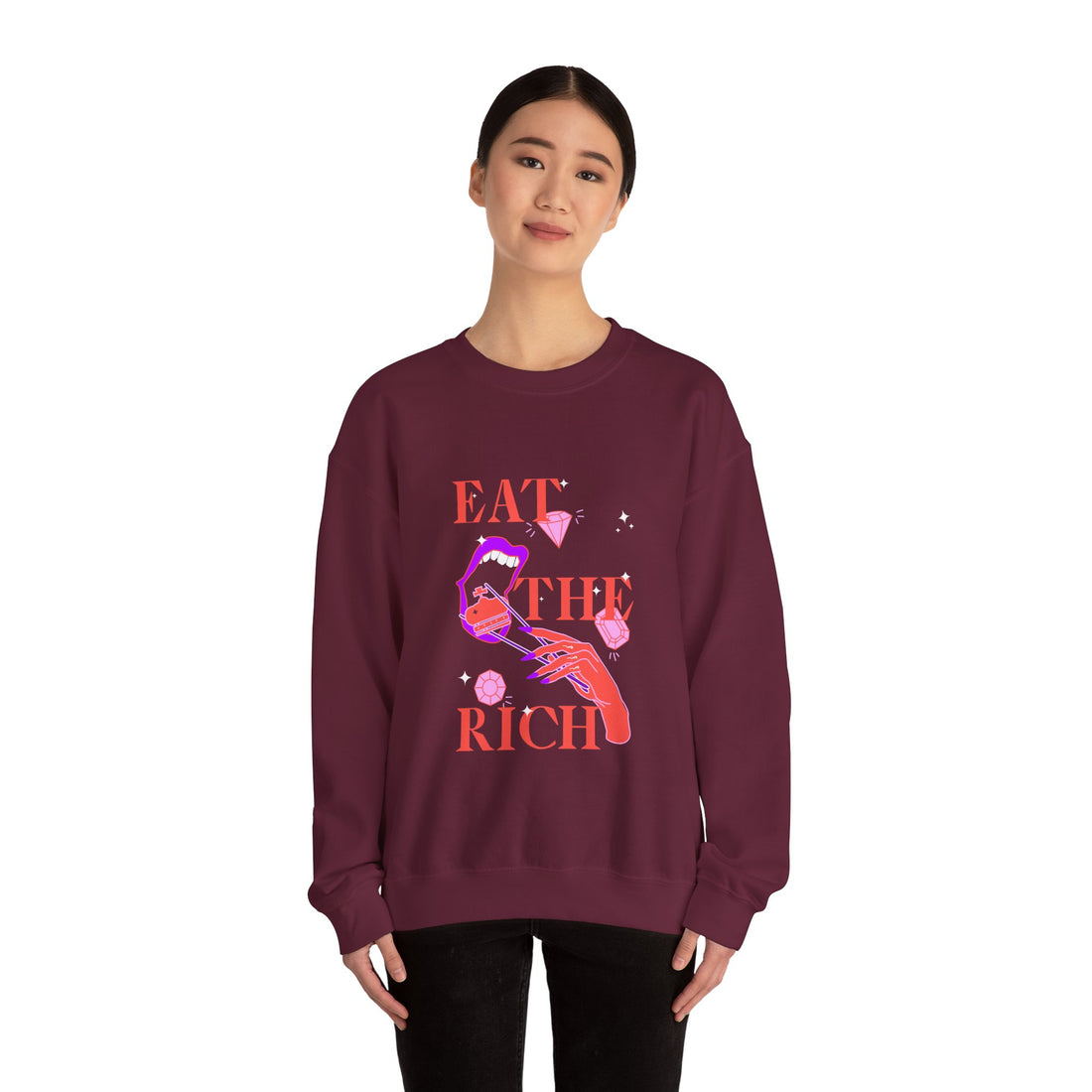 Eat The Rich – Crewneck Sweatshirt