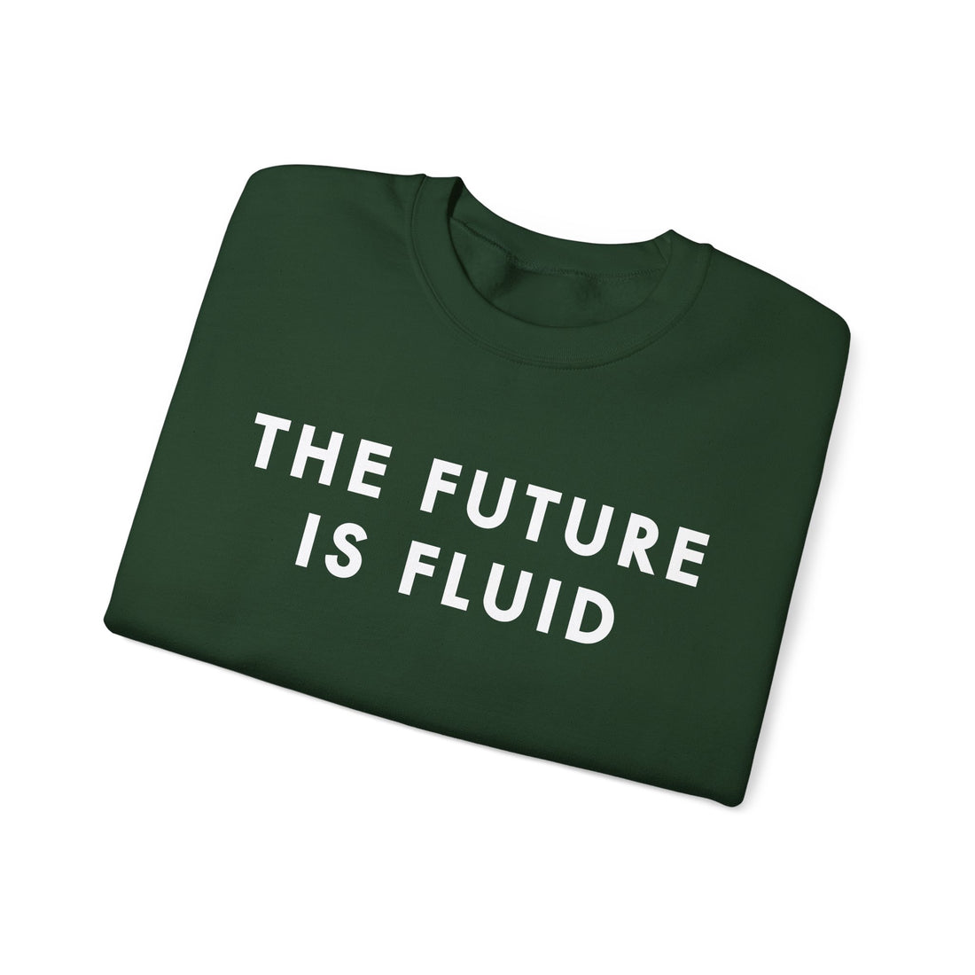 The Future Is Fluid – Crewneck Sweatshirt