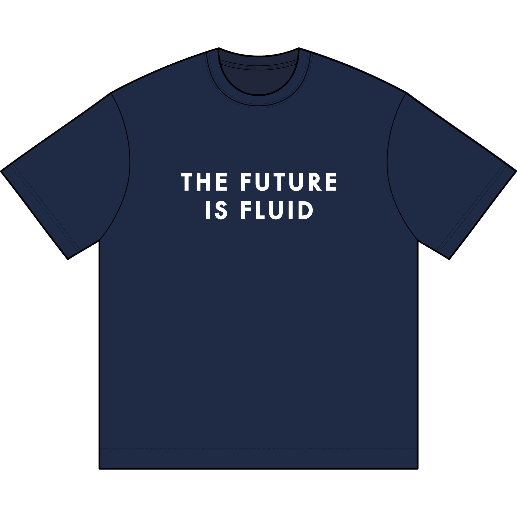 The Future is Fluid — Premium Box Tee
