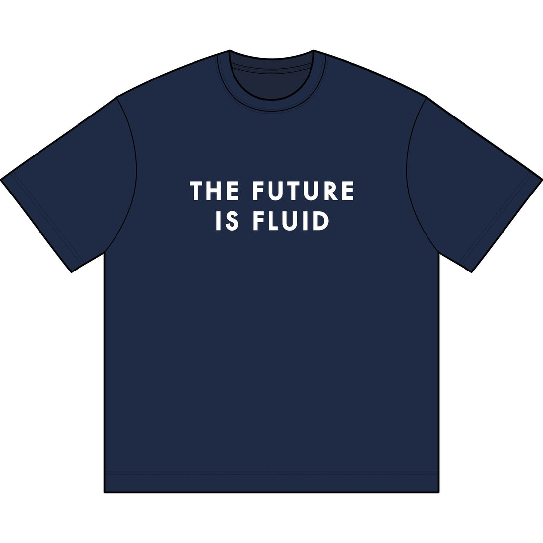 The Future is Fluid — Premium Box Tee