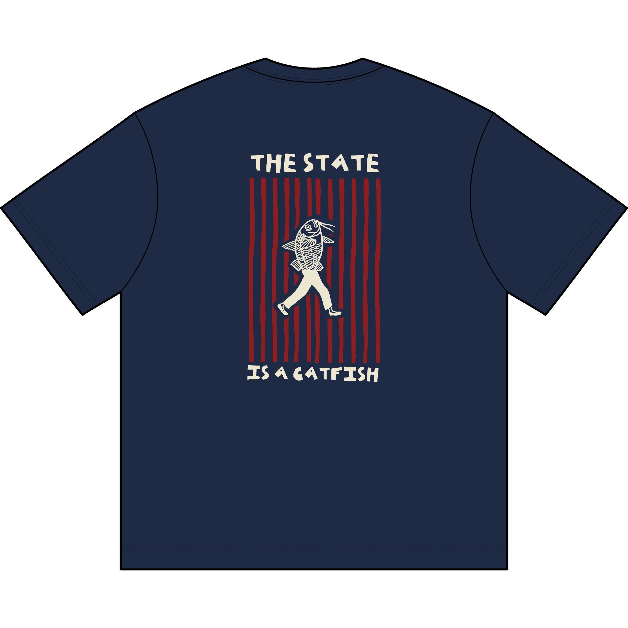 The State is a Catfish — Premium Box Tee