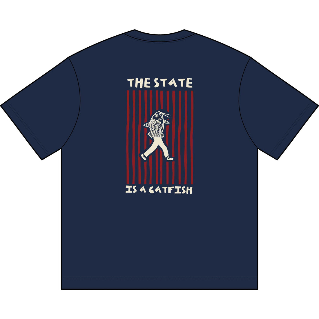 The State is a Catfish — Premium Box Tee