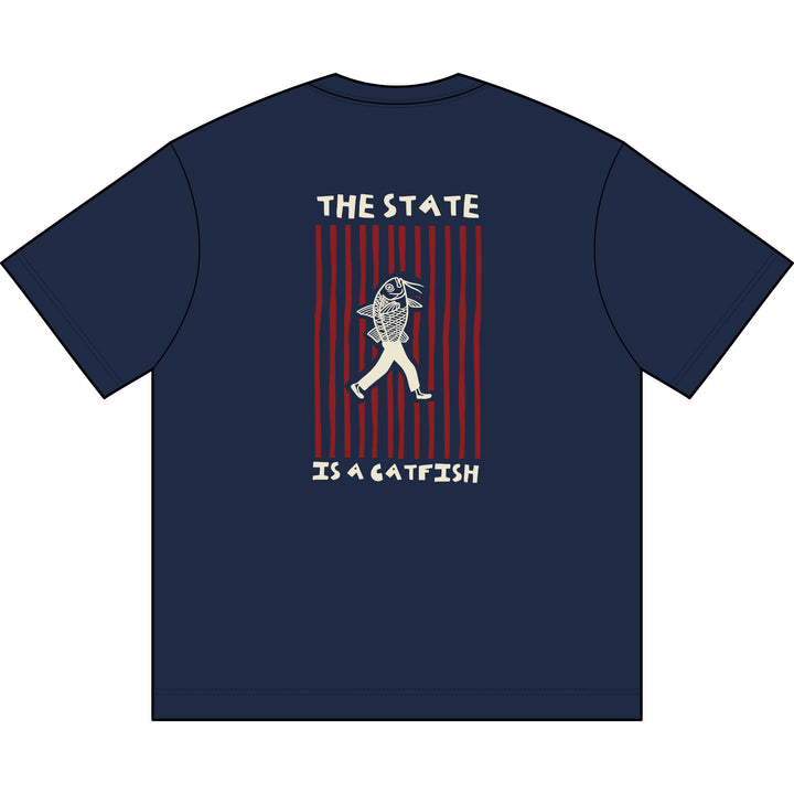 The State is a Catfish — Premium Box Tee