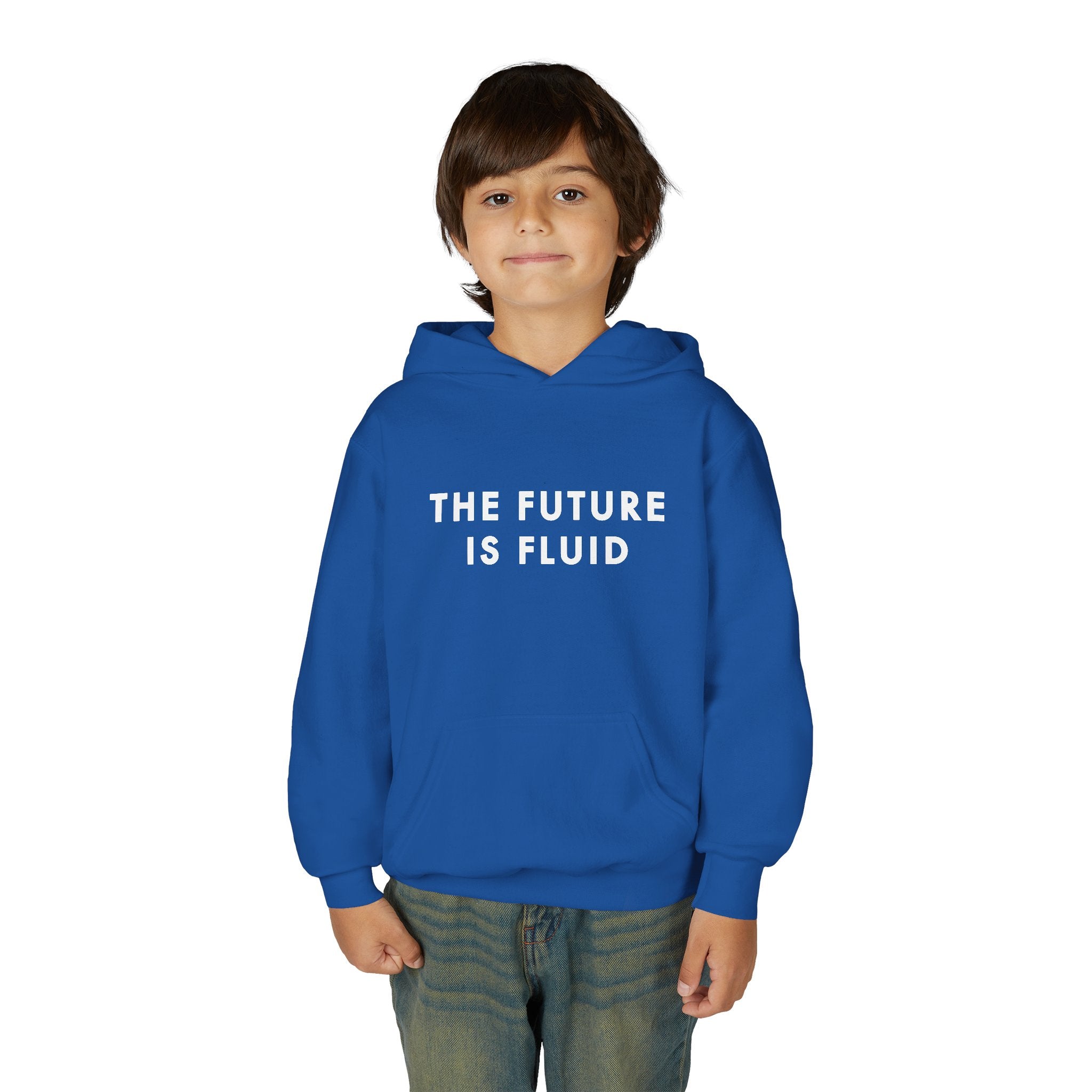 The Future Is Fluid — Kids Hoodie