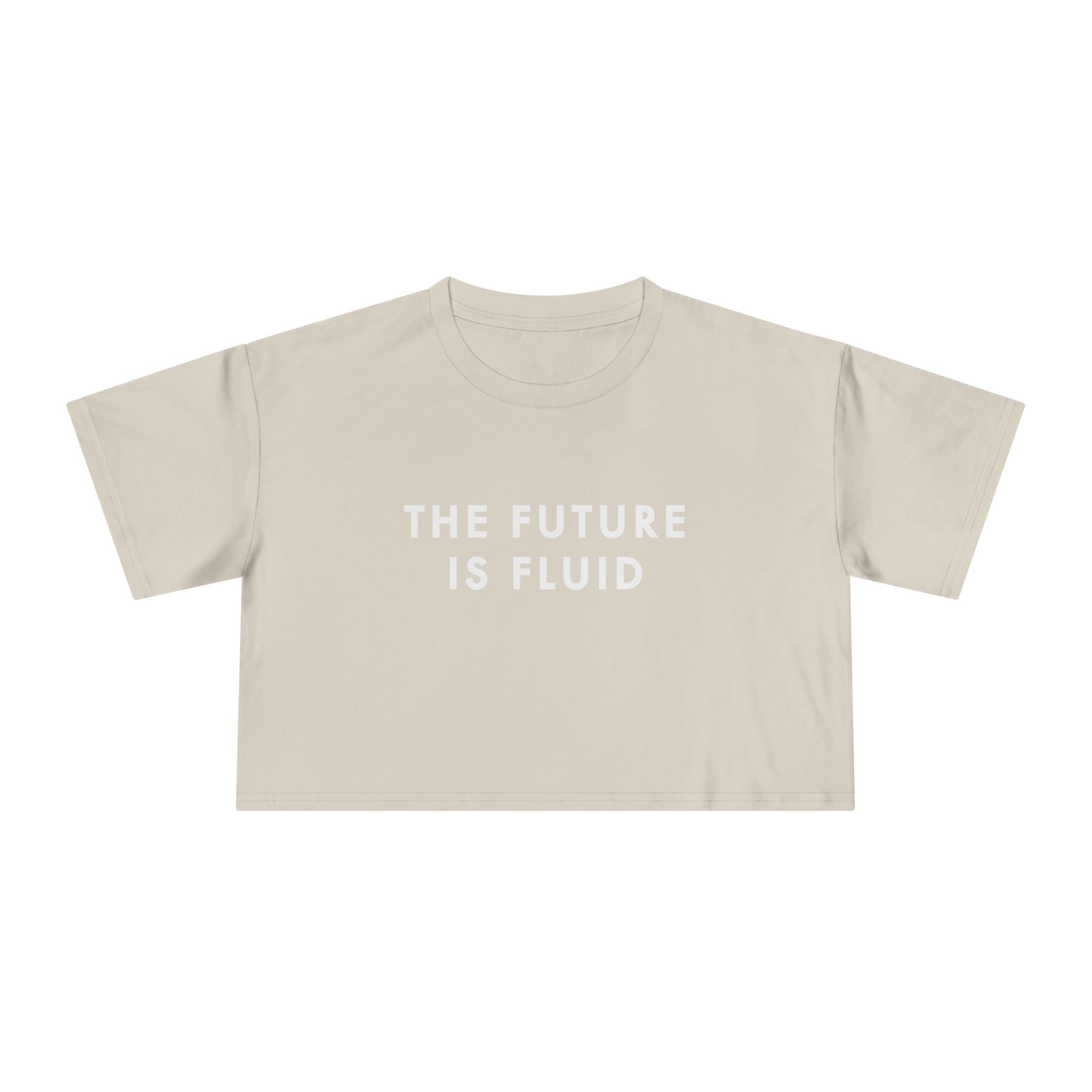 The Future is Fluid — Crop Tee