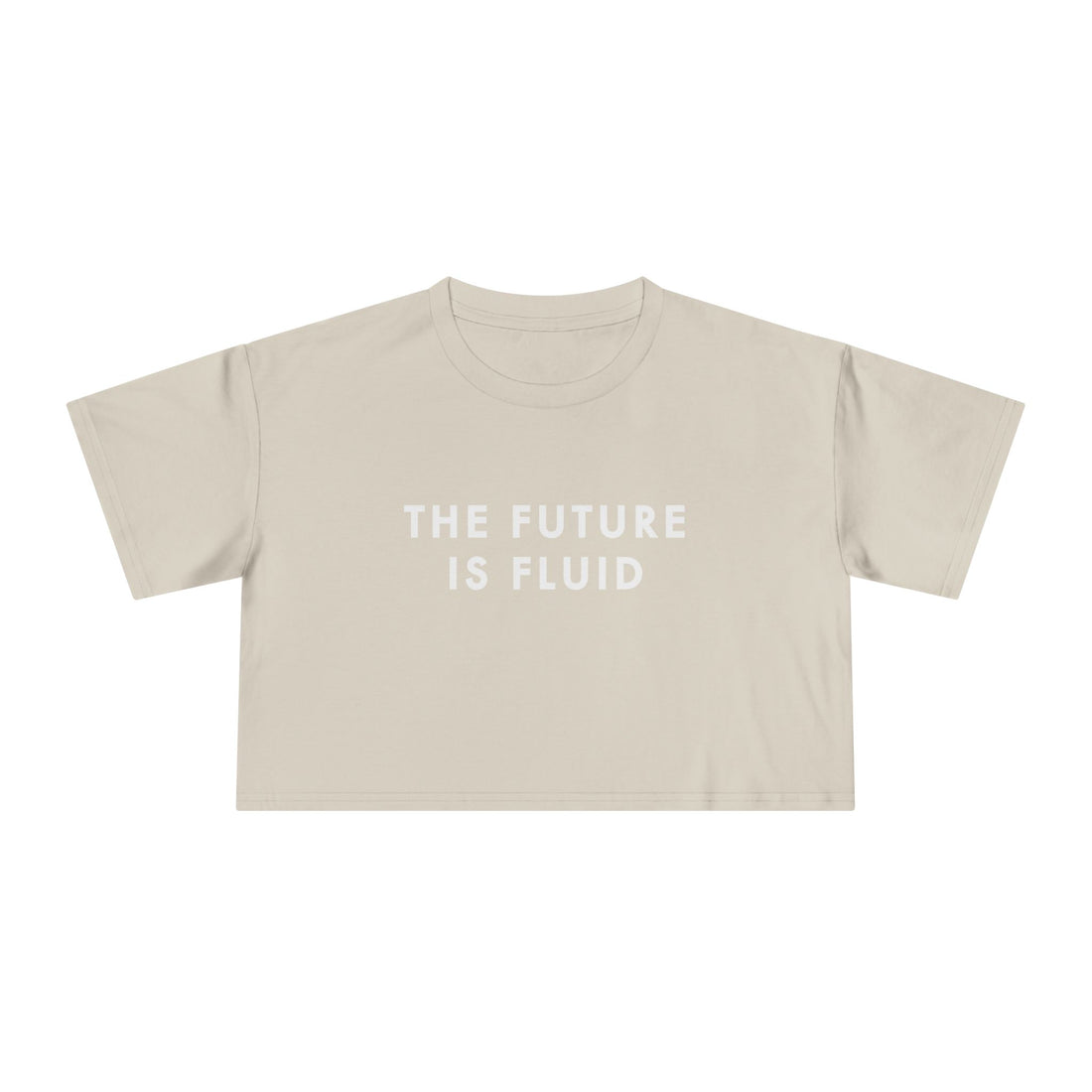 The Future is Fluid — Crop Tee