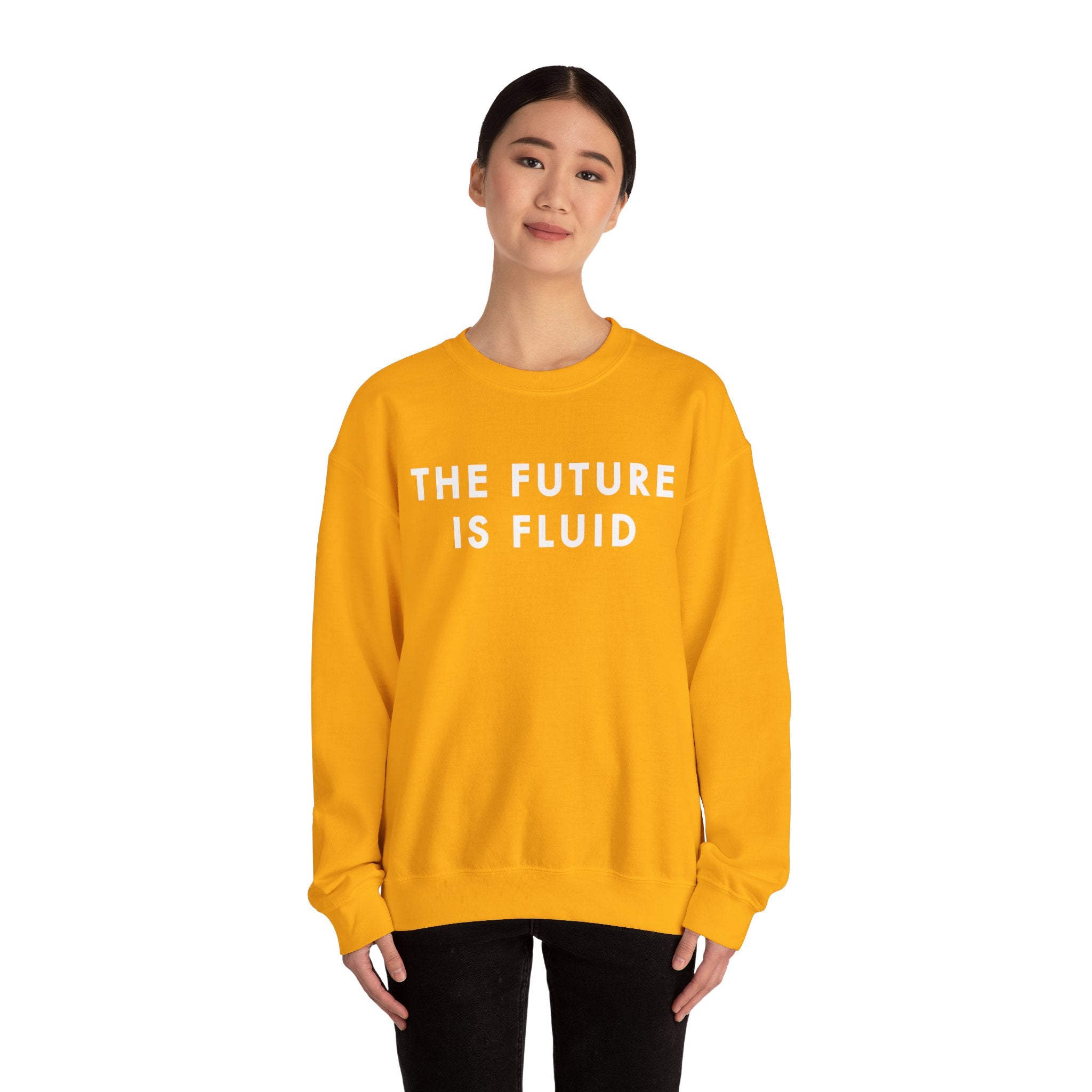 The Future Is Fluid – Crewneck Sweatshirt