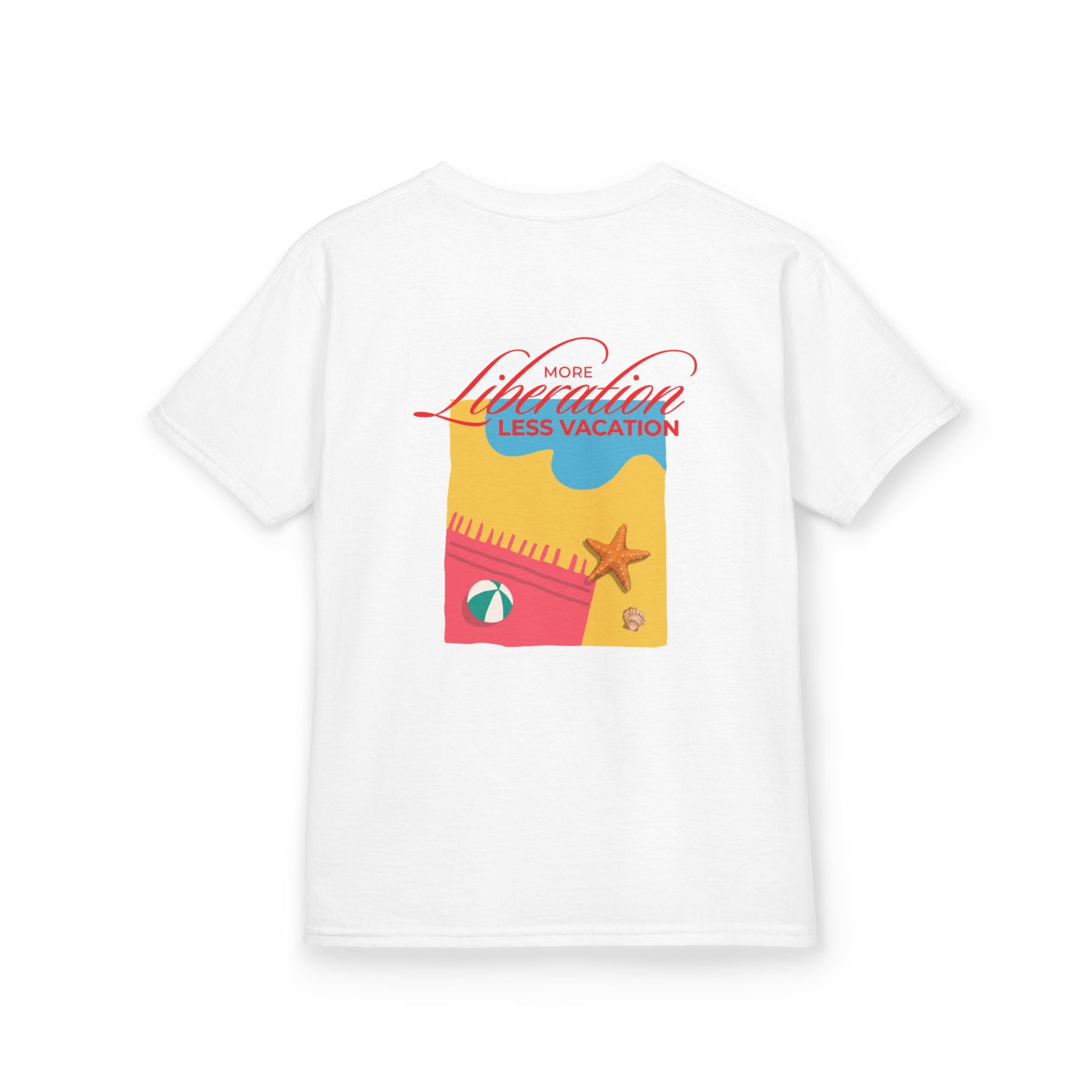 More Liberation, Less Vacation – Kids Graphic Tee