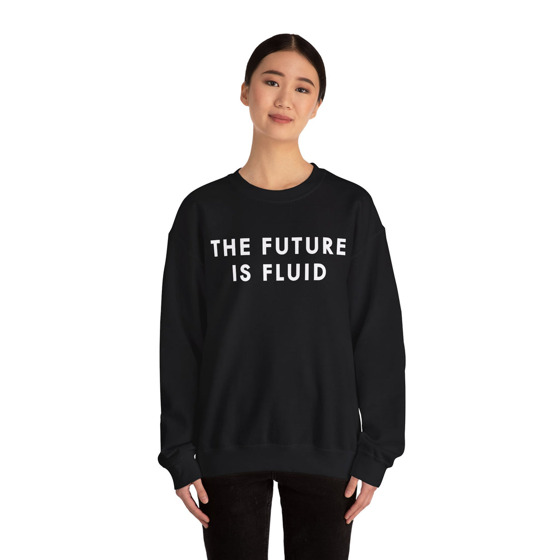 The Future Is Fluid – Crewneck Sweatshirt